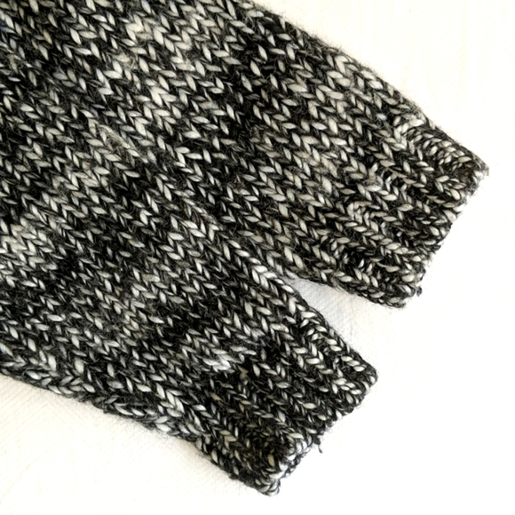 joe fresh chunky salt & pepper knit toggle cardigan sweater 3-6 months baby boy - Picture 5 of 6